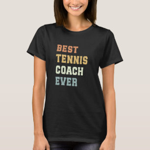 Beste tenniscoach ooit Vaderdag Funny Tennis T-shirt