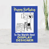 Beste Tentoonstelling Stand Display Designer Verja Kaart (Voorkant)