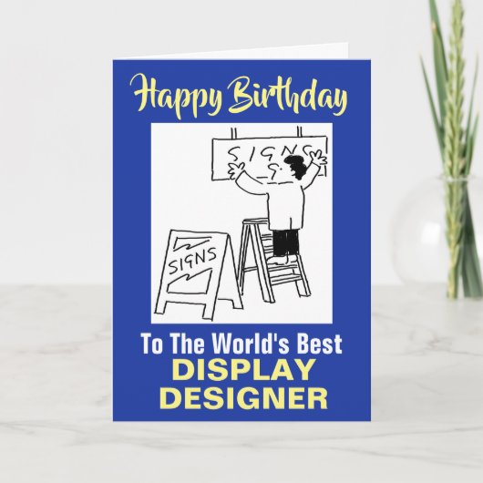 Beste Tentoonstelling Stand Display Designer Verja Kaart (Voorkant)