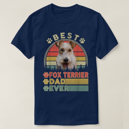 Beste Terrier Vader Ooit Voor Terrier Liefhebber H T-shirt (Design voorkant)