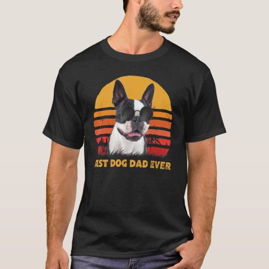beste terrière van Boston Dog Dad epuppy Fat T-shirt (Voorkant)