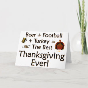 Beste Thanksgiving ooit Feestdagen Kaart