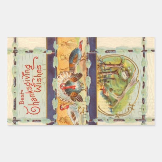 Beste Thanksgiving wenst  Sticker (Voorkant)