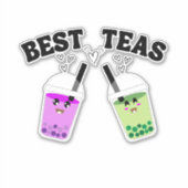 Beste thee, Matcha bubble tea Sticker (Voorkant)