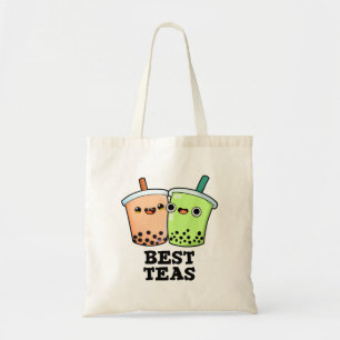 Beste Thees Grappige Besties Boba Theepin Tote Bag
