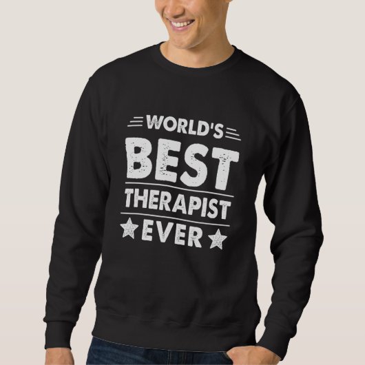 Beste therapeut ter wereld ooit trui (Voorkant)