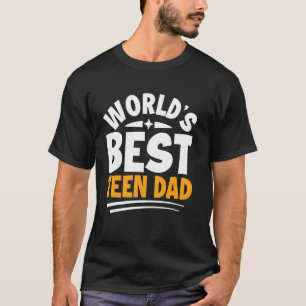 Beste tienerpapa ter wereld t-shirt