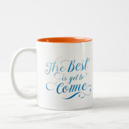 Beste tijd koffiekop tweekleurige koffiemok