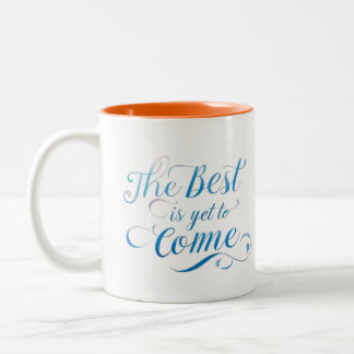 Beste tijd koffiekop tweekleurige koffiemok