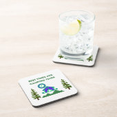 Beste tijden zijn Camping tijden op een Bier Onderzetter (Rechterzijde)