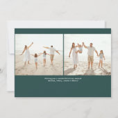 Beste Tijdperk Tot Nu Toe Minimaal Eenvoudig Drie  Feestdagenkaart (Achterkant)