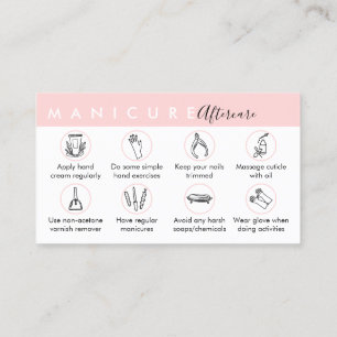 Beste tips voor manicure-nazorg visitekaartje