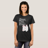 Beste Titi Ever Pattern Cute tante White Beer T-shirt (Voorkant volledig)