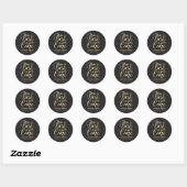 Beste Toekomst bewerkbare KLEUR Afstuderen Sticker (Vel)