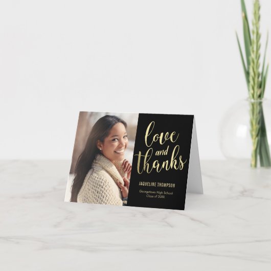 Beste Toekomst BEWERKBARE KLEUR Dankkaart Bedankkaart (Voorkant)