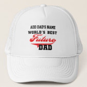 Beste Toekomst Papa Gepersonaliseerd Pet (Voorkant)