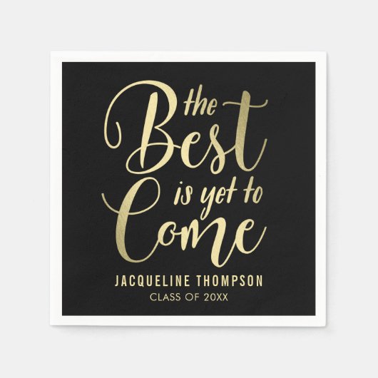 Beste toekomstige afstudeerfeest servetten (Voorkant)