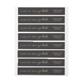 Beste toekomstige bewerkbare KLEUR Afstuderen Labe (Vel)