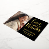 Beste toekomstige echte Folie Afstuderen Hartelijk Folie Uitnodiging (Gedraaid)