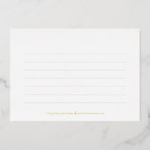 Beste toekomstige echte Folie Afstuderen Hartelijk Folie Uitnodiging (Achterkant)