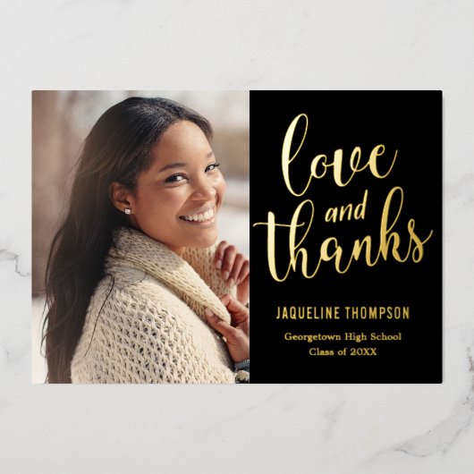 Beste toekomstige echte Folie Afstuderen Hartelijk Uitnodiging (Voorkant)