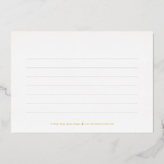 Beste toekomstige echte Folie Afstuderen Hartelijk Uitnodiging (Achterkant)