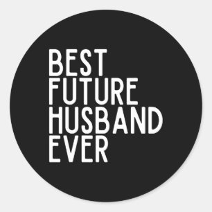 Beste toekomstige echtgenoot ooit Beste toekomstig Ronde Sticker