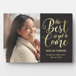 Beste toekomstige EDITABLE-KLEUR-Afstuderen Plaque Fotoplaat