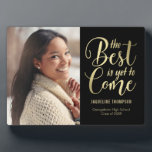 Beste toekomstige EDITABLE-KLEUR-Afstuderen Plaque Fotoplaat<br><div class="desc">Deze plaquette met esel is een groot goed om deze speciale mijlpaal te herdenken. Ontwerp © berryberrysnoot. Bezoek onze website op www.berryberrysweet.com voor overeenkomende objecten en meer ontwerpopties!</div>