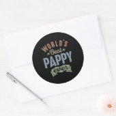 Beste toepassing op werelden ronde sticker (Envelop)