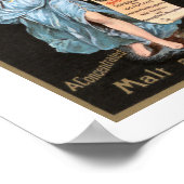 Beste tonische  reclame voor bier poster (Hoek)