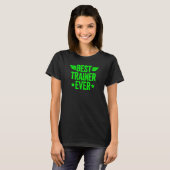 Beste trainer ooit 4 t-shirt (Voorkant volledig)