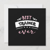 Beste trainer ooit-cadeauidee kaart (Voorkant)