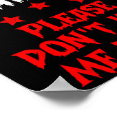 Beste trainer, vermoord me alsjeblieft niet vandaa poster (Hoek)