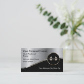 Beste trainer voor persoonlijke fitness visitekaartje (Staand voorkant)