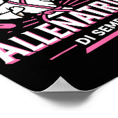 Beste Trainster Cadeau Idee Karate Leraar Poster (Hoek)
