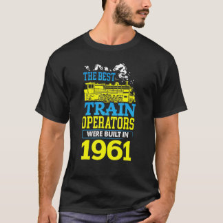 Beste treinbestuurder gebouwd in 1961 t-shirt