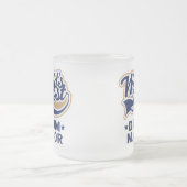 Beste trommelcadeau op school matglas koffiemok (Center)