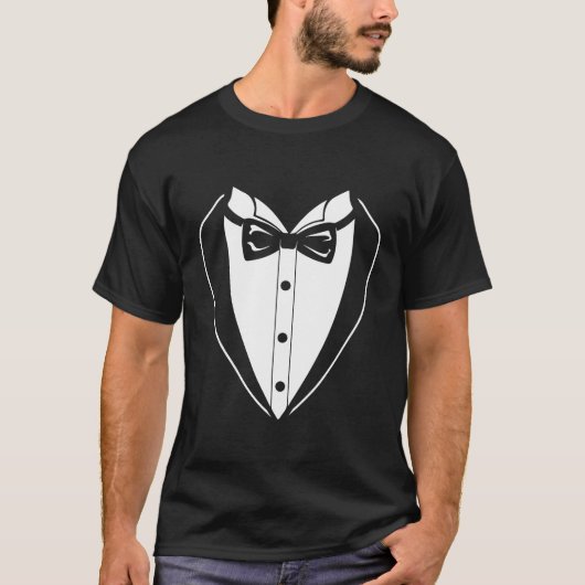 Beste Trouw Tux Bruidegom T-shirt (Voorkant)