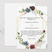 Beste trouw uitnodiging (Voorkant / Achterkant)