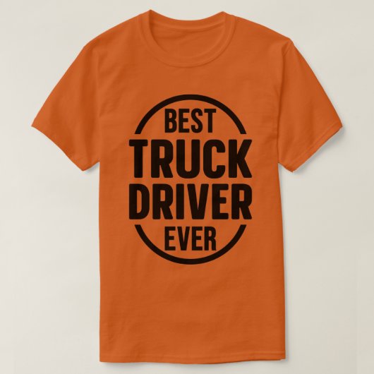 Beste Truck Driver ooit 2 T-shirt (Design voorkant)