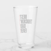 BESTE TRUCKENDE PAPA OOIT  GLAS (Achterkant)