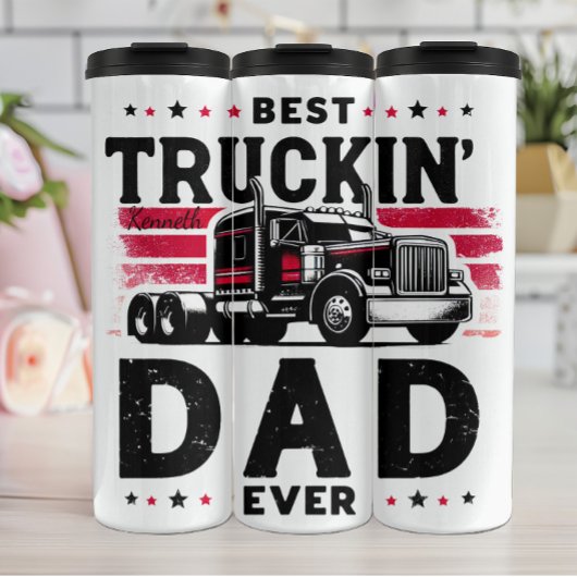 Beste Truckin' Dad ooit: Amerikaans Thermosbeker