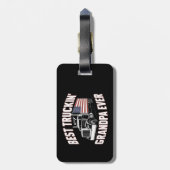 Beste Truckin' Opa Ooit Bagagelabel (Achterkant verticaal)