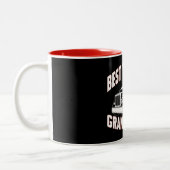 Beste Truckin' Opa Ooit Tweekleurige Koffiemok (Links)
