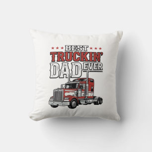 Beste Truckin Vader Ooit Vintage Truck T-shirt Ont Kussen