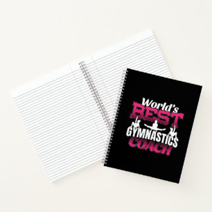 Beste turncoach voor meisjes ter wereld notitieboek