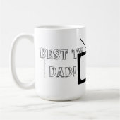 Beste tv-vader! koffiemok (Links)