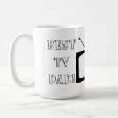 Beste tv-vader! koffiemok (Links)