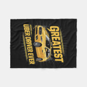 Beste Uber-chauffeur ooit Uber-chauffeur Grappig 1 Fleece Deken (Voorkant (Horizontaal))